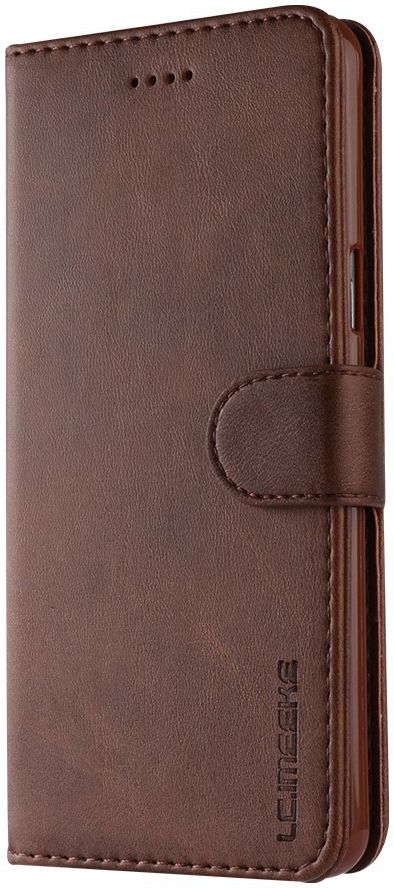 LC.IMEEKE Samsung Galaxy S9 Hoesje Portemonnee Book Case Bruin afbeelding 4