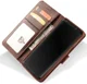 LC.IMEEKE Samsung Galaxy S9 Hoesje Portemonnee Book Case Bruin afbeelding 2