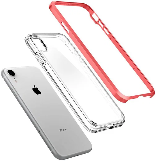 Spigen Neo Hybrid Crystal Case Apple iPhone XR Coral afbeelding 2