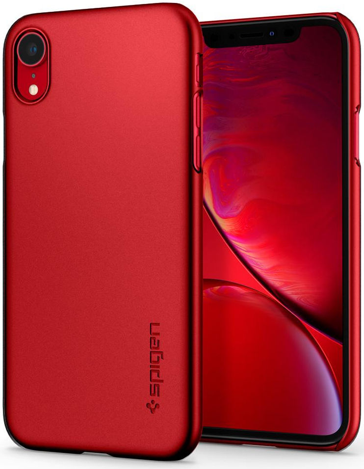 Spigen Thin Fit Case Apple iPhone XR Red afbeelding 1