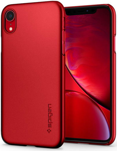 Spigen Thin Fit Case Apple iPhone XR Red afbeelding 1