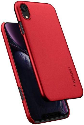 Spigen Thin Fit Case Apple iPhone XR Red afbeelding 3