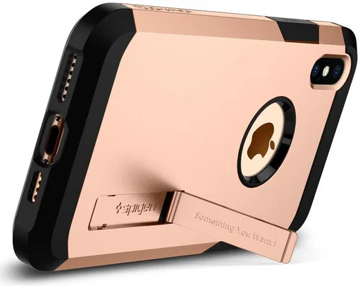 Spigen Tough Armor Case Apple iPhone XS Max Blush Gold afbeelding 4