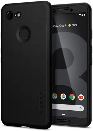 Spigen Thin Fit 360 Google Pixel 3 Zwart afbeelding 2