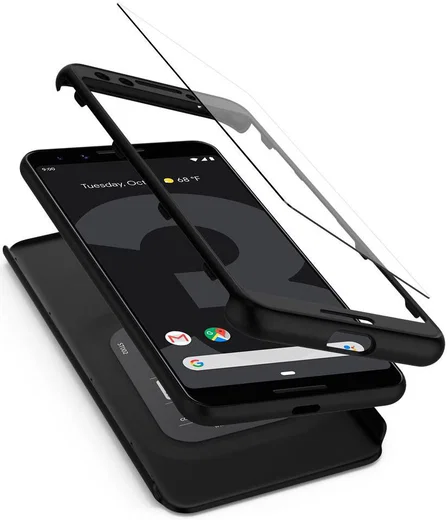 Spigen Thin Fit 360 Google Pixel 3 Zwart afbeelding 1