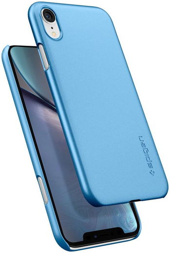 Spigen Thin Fit Case Apple iPhone XR Blue afbeelding 3