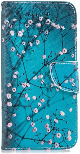 Samsung Galaxy J6 Plus Portemonnee Hoesje blossom afbeelding 1