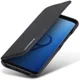 Samsung Galaxy S9 Retro Lederen Bookcase Hoesje met Kaarthouder Zwart afbeelding 1