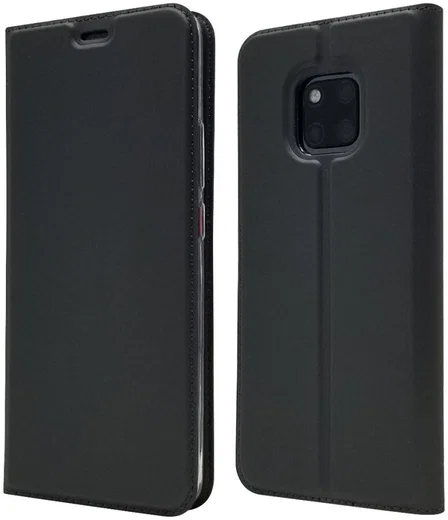 Huawei Mate 20 Pro Stijlvol Portemonnee Hoesje Zwart afbeelding 6