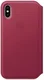 Originele Apple iPhone XS / X Leather Folio Berry afbeelding 3