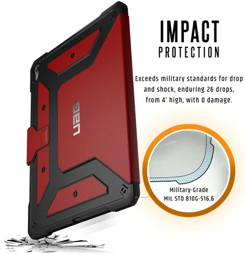 Urban Armor Gear Metropolis Case iPad Pro 12.9 2018 Magma afbeelding 5