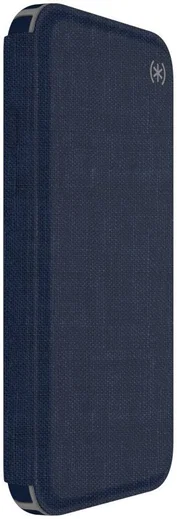 Speck Presidio Kunstleren Booklet Hoesje Apple iPhone XS Blauw afbeelding 7