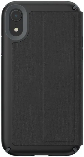 Speck Presidio Apple iPhone XR Leren Bookcase Zwart Pashouder afbeelding 2