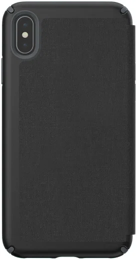 Speck Presidio Apple iPhone XS Max Leren Bookcase Zwart Pashouder afbeelding 2