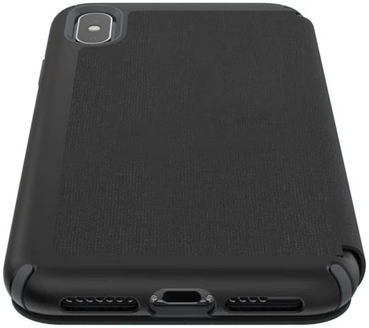 Speck Presidio Apple iPhone XS Max Leren Bookcase Zwart Pashouder afbeelding 5