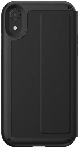 Speck Presidio Echt Leren Book Case Apple iPhone XR Hoesje Zwart afbeelding 4