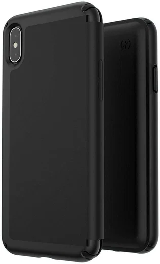 Speck Presidio Apple iPhone XS Max Hoesje Zwart Echt Leer afbeelding 6