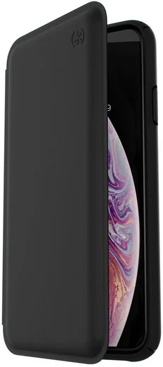 Speck Presidio Apple iPhone XS Max Hoesje Zwart Echt Leer afbeelding 1