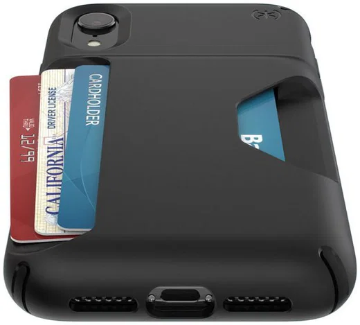 Speck Presidio Apple iPhone XR Hoesjer Zwart Wallet Shockproof afbeelding 4
