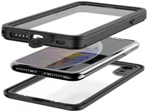 Armor X MX-Series Apple iPhone XR Waterdicht Hoesje Transparant Zwart afbeelding 8