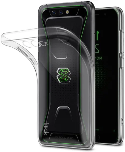 IMAK Xiaomi Black Shark Hoesje met Screenprotector Transparant afbeelding 2