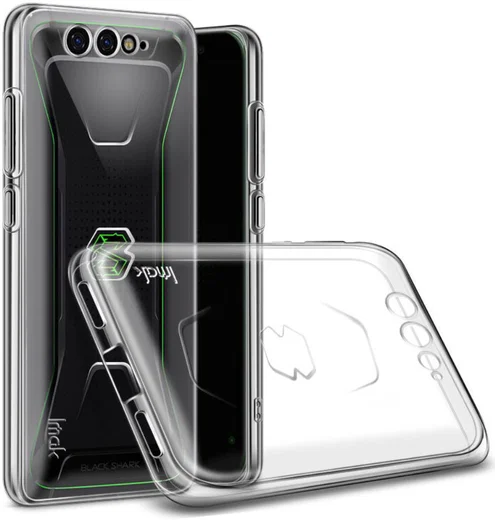 IMAK Xiaomi Black Shark Hoesje met Screenprotector Transparant afbeelding 3