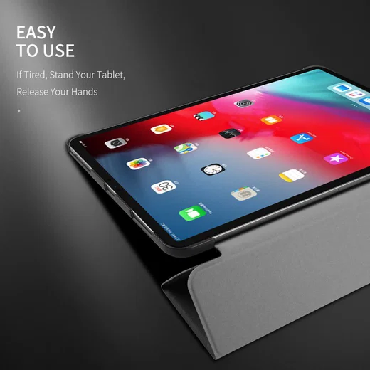Dux Ducis Apple iPad Pro 12.9-inch (2018) Tri-fold Hoes Zwart afbeelding 6