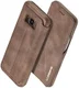 Samsung Galaxy S8 Retro Lederen Bookcase Hoesje met Kaarthouder Coffee afbeelding 2