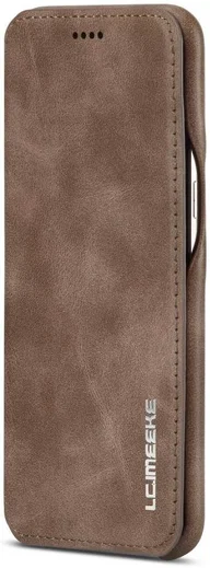 Samsung Galaxy S8 Retro Lederen Bookcase Hoesje met Kaarthouder Coffee afbeelding 6