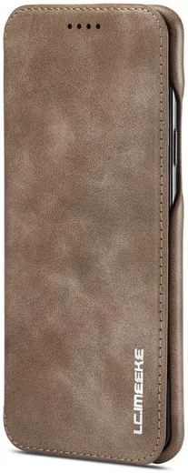 Samsung Galaxy S9 Plus Retro Bookcase Hoesje met Kaarthouder Coffee afbeelding 4