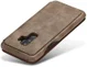 Samsung Galaxy S9 Plus Retro Bookcase Hoesje met Kaarthouder Coffee afbeelding 8