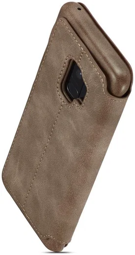 Samsung Galaxy S9 Retro Lederen Bookcase Hoesje met Kaarthouder Coffee afbeelding 8