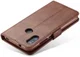 Xiaomi Mi A2 Lite Hoesje Wallet Book Case Kunst Leer Bruin afbeelding 7