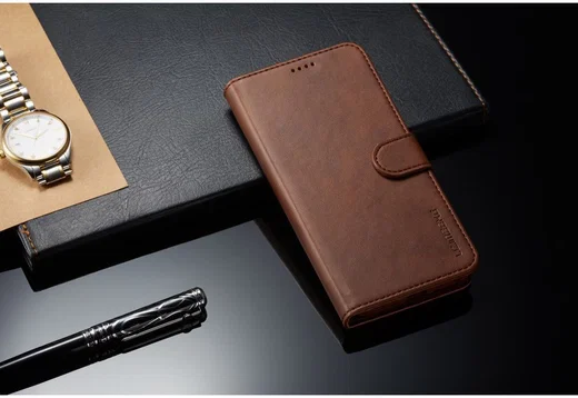 Xiaomi Mi A2 Lite Hoesje Wallet Book Case Kunst Leer Bruin afbeelding 10