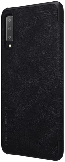 Nillkin Qin Series Flip Hoesje Samsung Galaxy A7 (2018) Zwart afbeelding 3