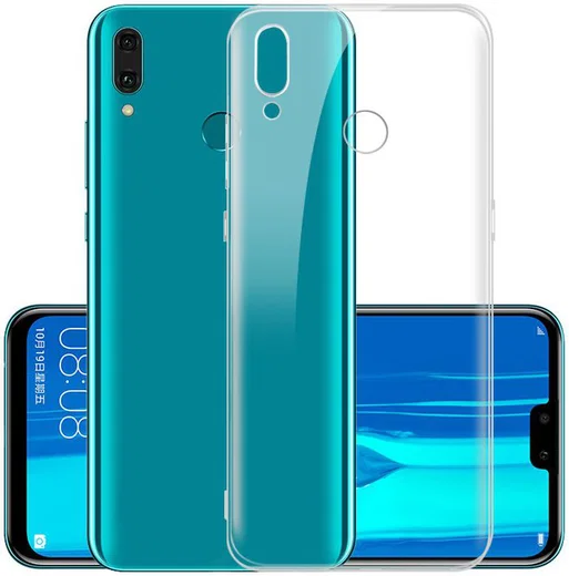 Huawei Y9 (2019) TPU Hoesje Transparant afbeelding 2