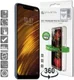 4smarts Tempered Glass + TPU Hoesje Xiaomi Pocophone F1 Transparant afbeelding 1