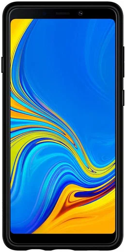 Spigen Liquid Air Samsung Galaxy A9 (2018) Matte Black afbeelding 2