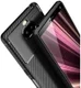 Sony Xperia 10 Siliconen Carbon Hoesje Zwart afbeelding 8