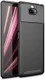 Sony Xperia 10 Plus Siliconen Carbon Hoesje Zwart afbeelding 1