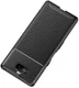 Sony Xperia 10 Plus Siliconen Carbon Hoesje Zwart afbeelding 4