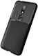 Nokia 7.1 Siliconen Carbon Hoesje Zwart afbeelding 5