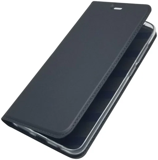 Nokia 5.1 Plus Hoesje met Kaarthouder Zwart afbeelding 1