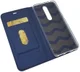 Nokia 5.1 Plus Hoesje met Kaarthouder Blauw afbeelding 1