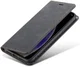 Apple iPhone X / XS Lederen Wallet Stand Hoesje Grijs afbeelding 3