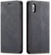 Apple iPhone X / XS Lederen Wallet Stand Hoesje Grijs afbeelding 6