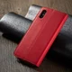 Apple iPhone X / XS Lederen Wallet Stand Hoesje Rood afbeelding 8