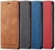 Apple iPhone X / XS Lederen Wallet Stand Hoesje Rood afbeelding 9