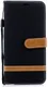 Samsung Galaxy A7 (2018) Jeans Portemonnee Hoesje Zwart afbeelding 1