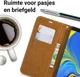 Samsung Galaxy A7 (2018) Jeans Portemonnee Hoesje Zwart afbeelding 3